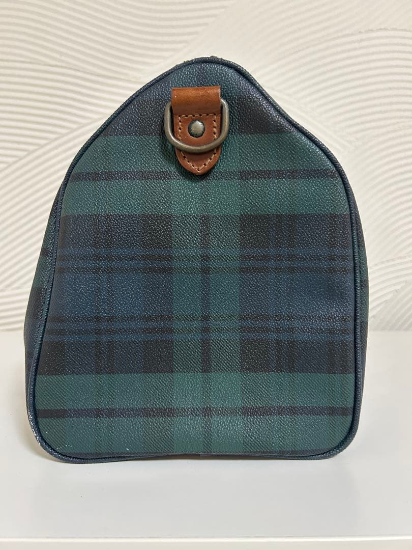 POLO RALPH LAUREN ミニボストンバッグ チェック柄 ヴィンテージ