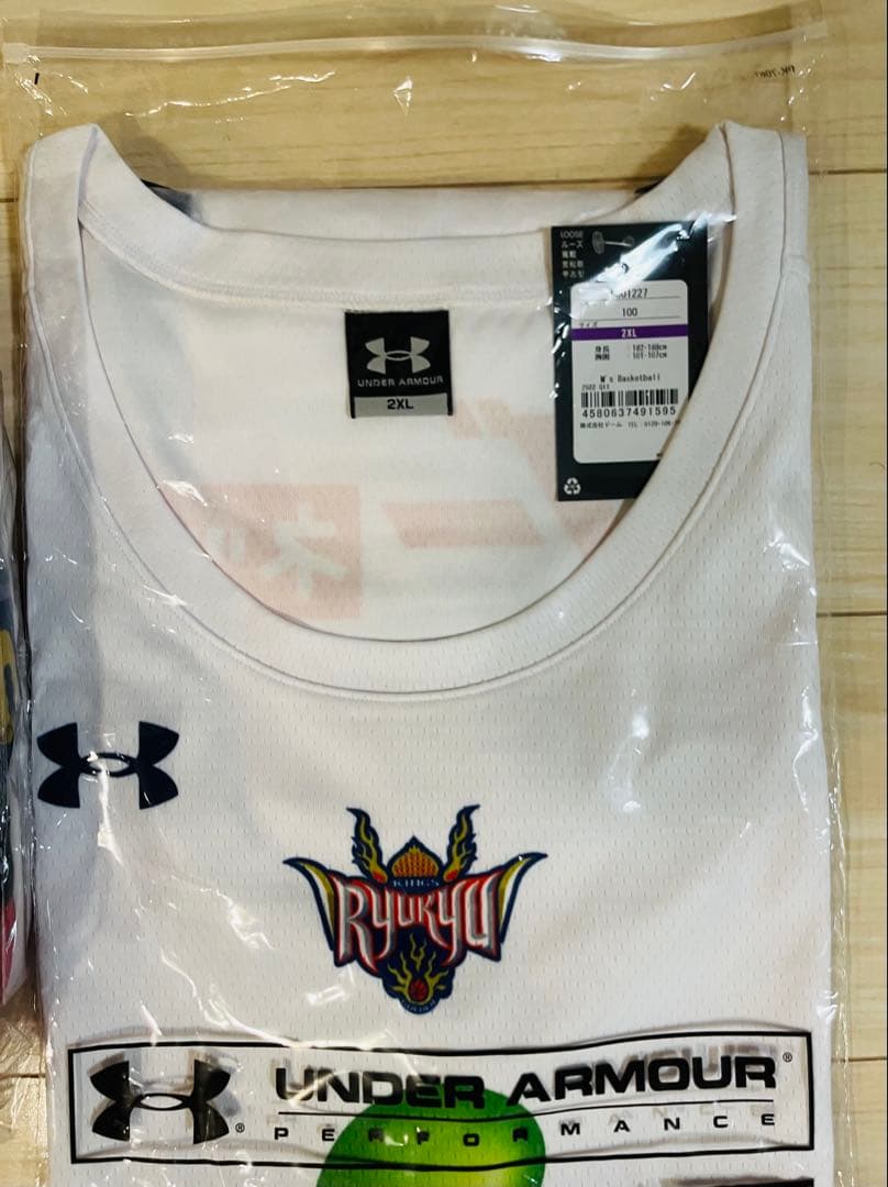 【未使用】琉球ゴールデンキングス　レプリカユニホーム　スリッパセット 2XL