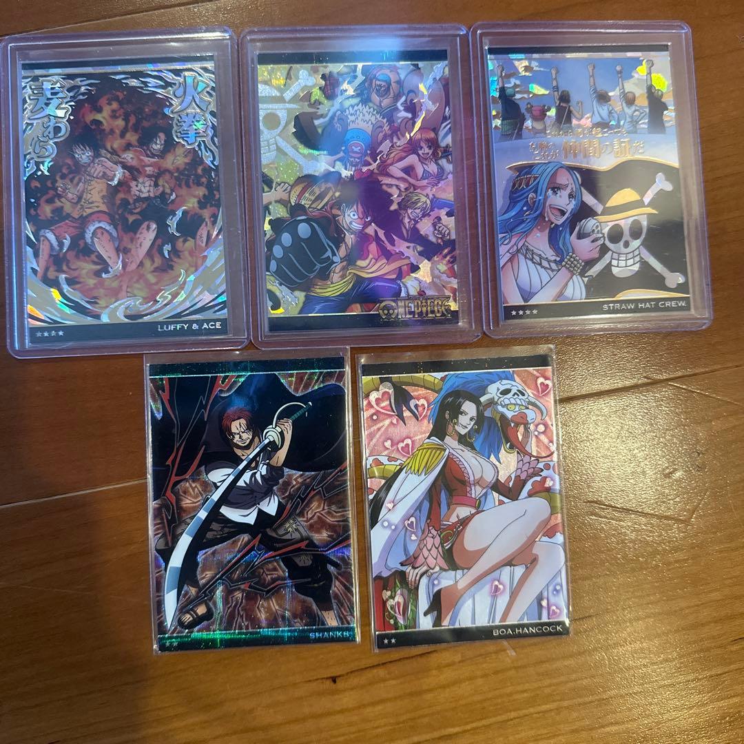 ワンピースカードウエハース バラ売り可 二重スリーブローダー付き