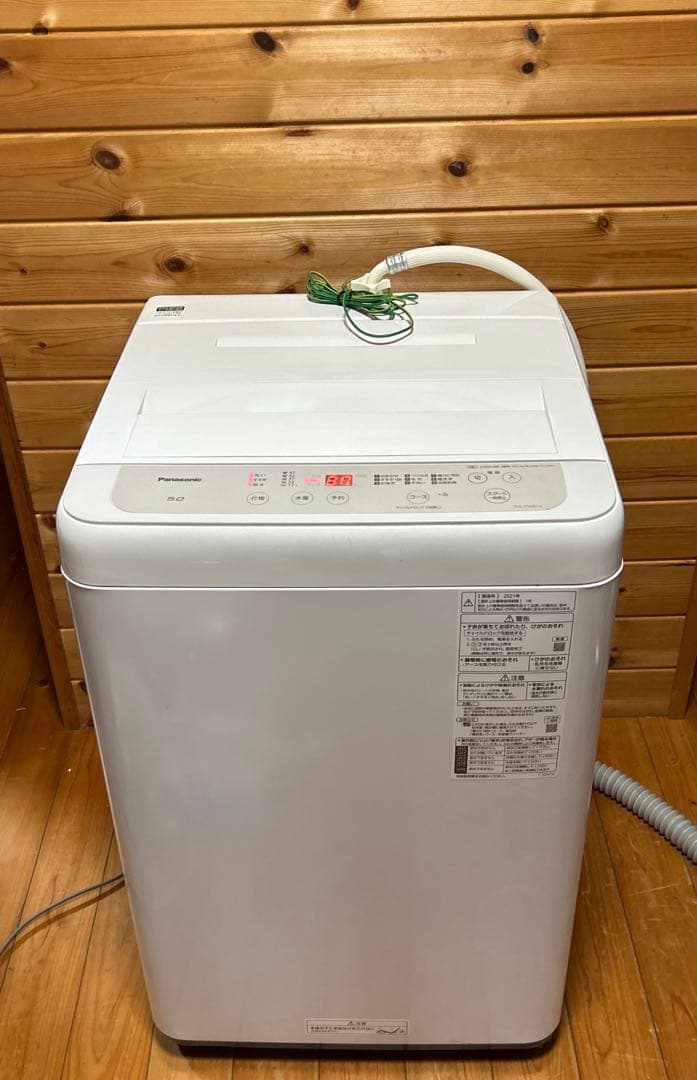 Panasonic 洗濯機 小型 一人暮らし 5.0kg 2021年