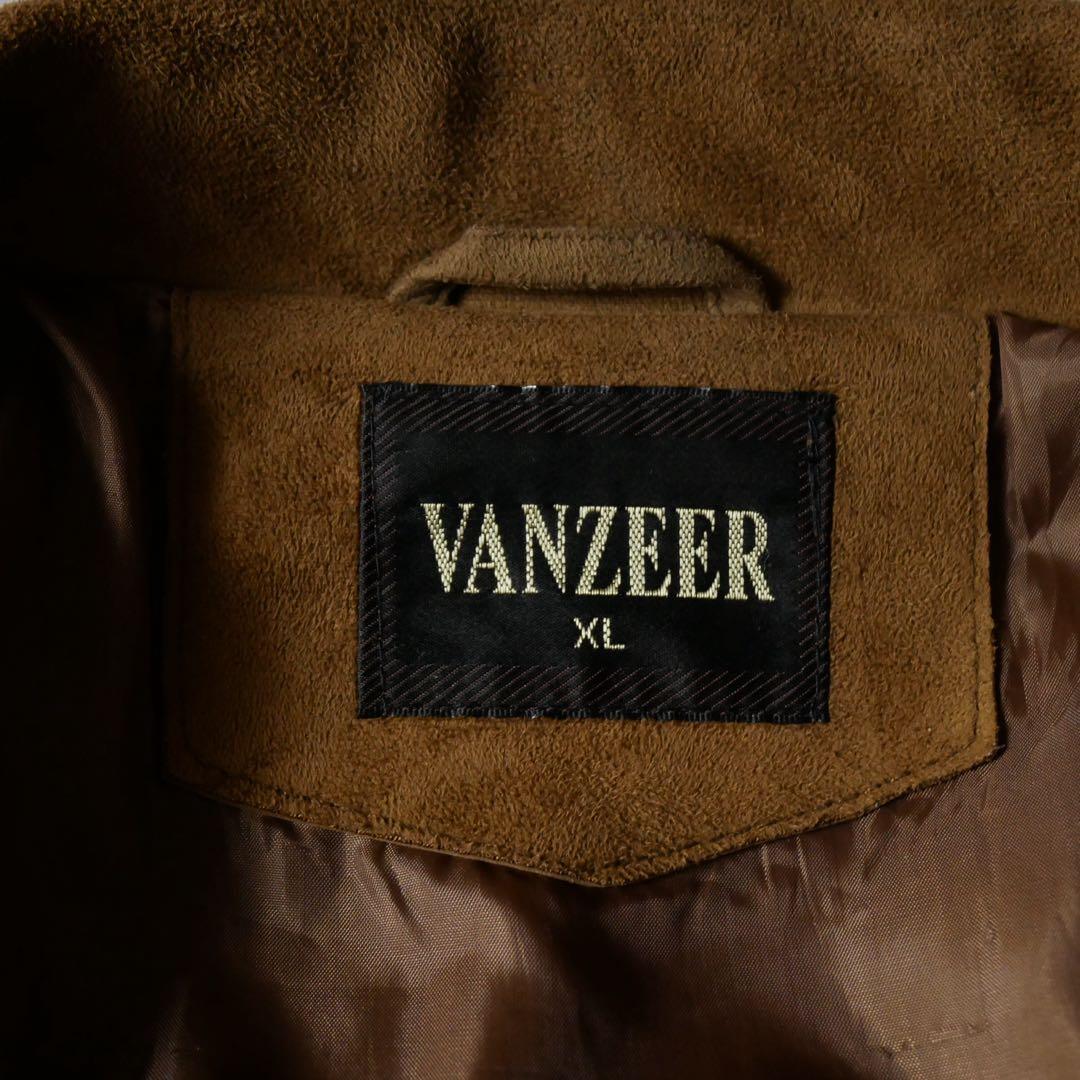 ユーロ A2 スエードレザージャケット キャメル XL