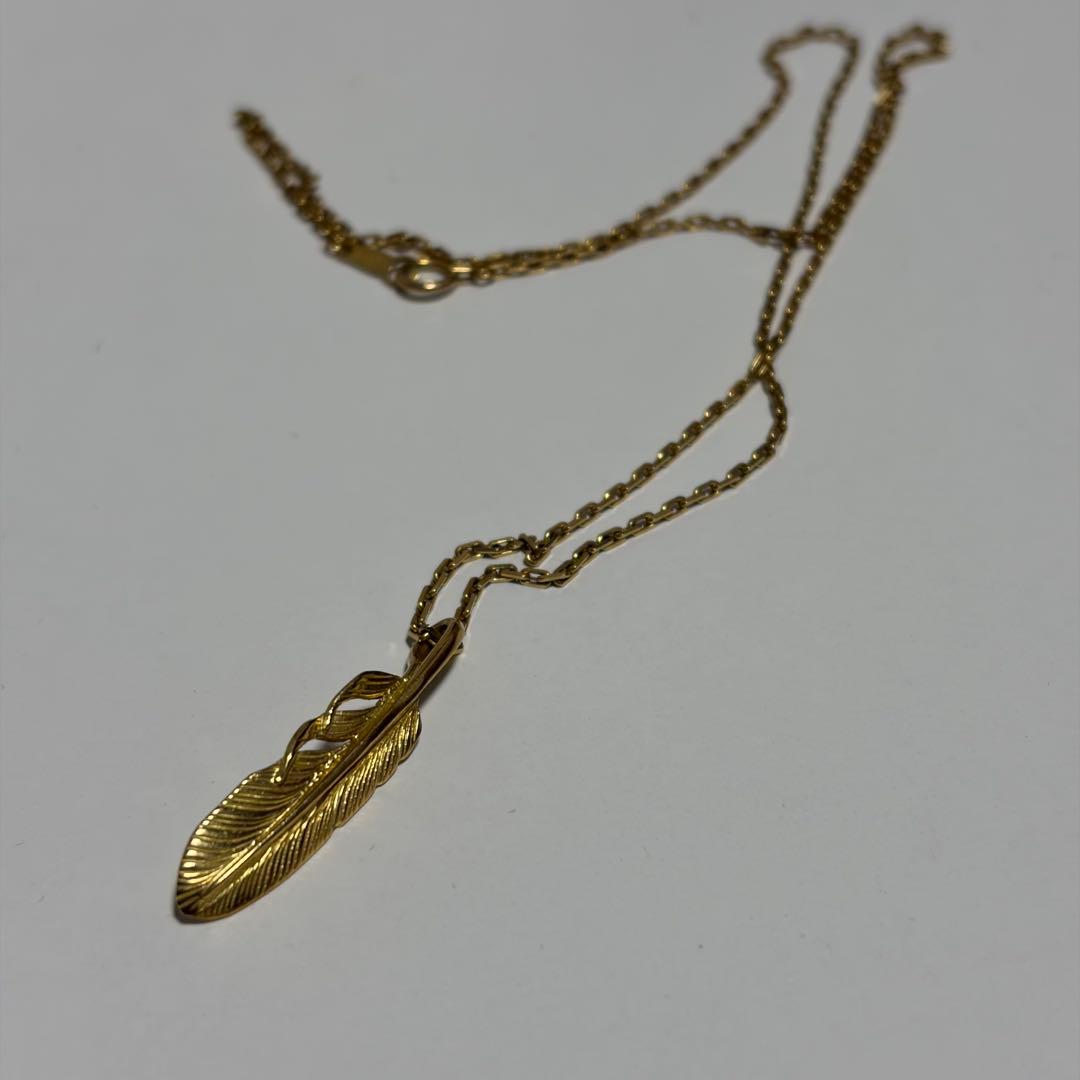 【希少 極美品】ビンゴブラザーズ　全金フェザー 全金極細角チェーン