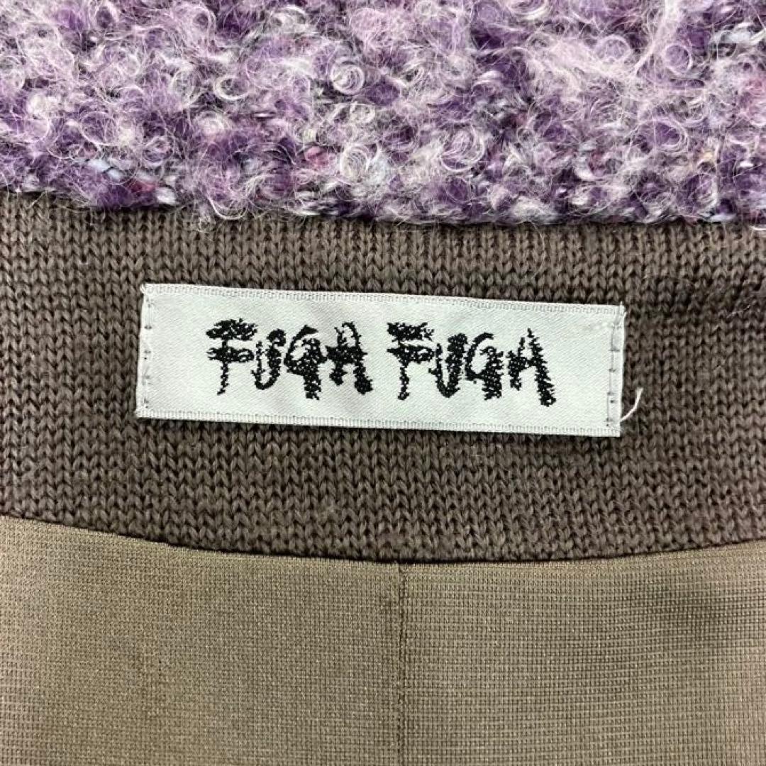 FUGA FUGA 佐藤繊維　ニットコート　マルチカラー　サイズフリー