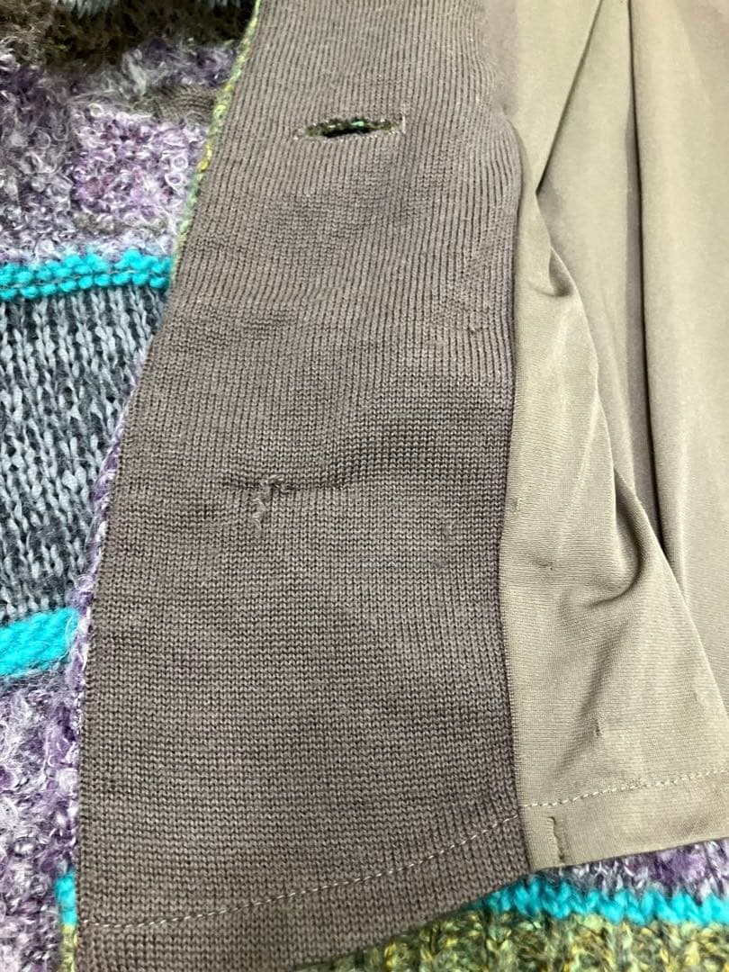 FUGA FUGA 佐藤繊維　ニットコート　マルチカラー　サイズフリー