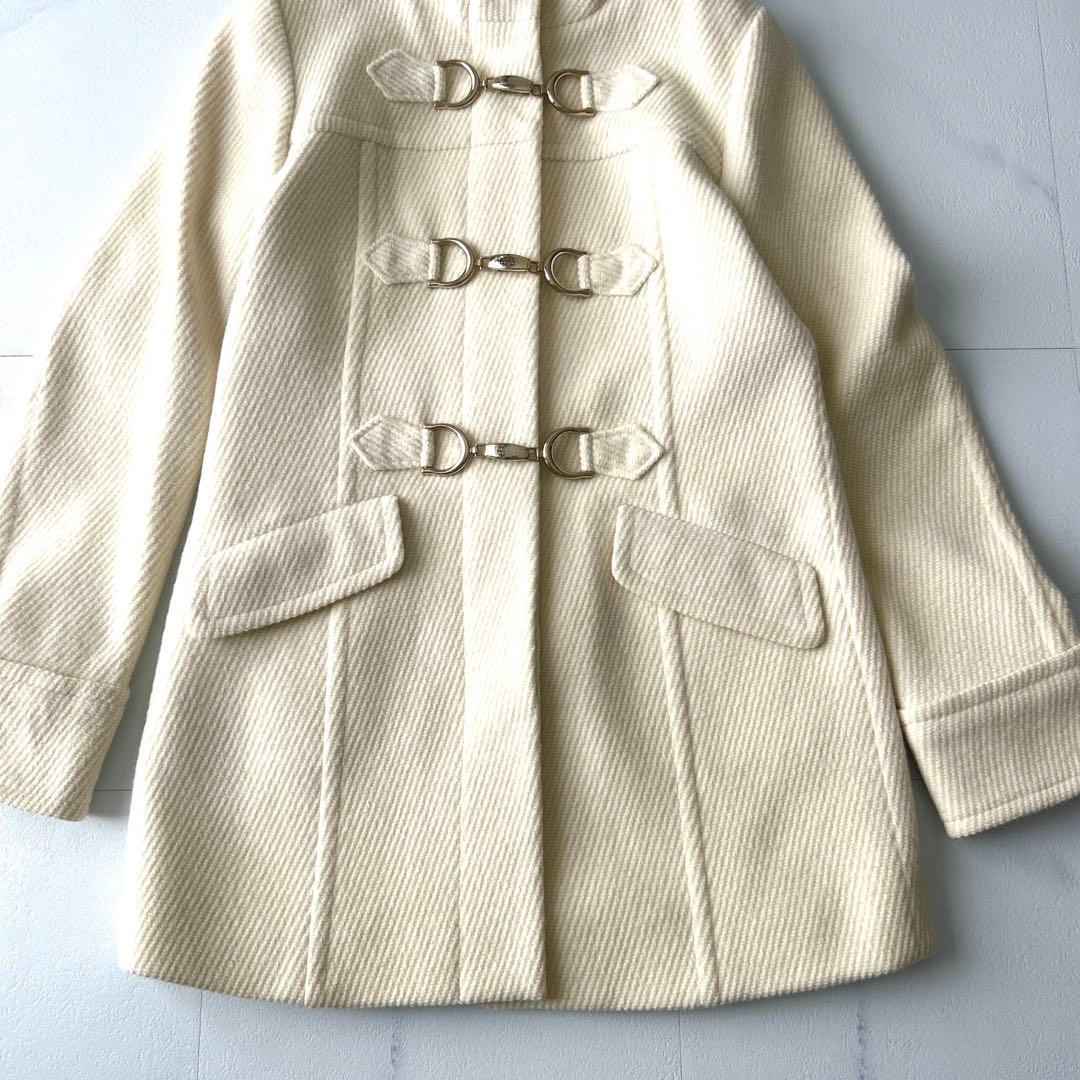 バーバリーブルーレーベル　ダッフルコート　金具付き　40