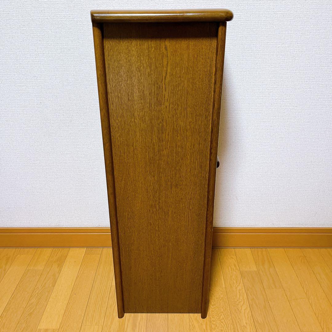 浜本工芸 ナラ材　電話台　チェスト チェスト キャビネット 引き出し収納