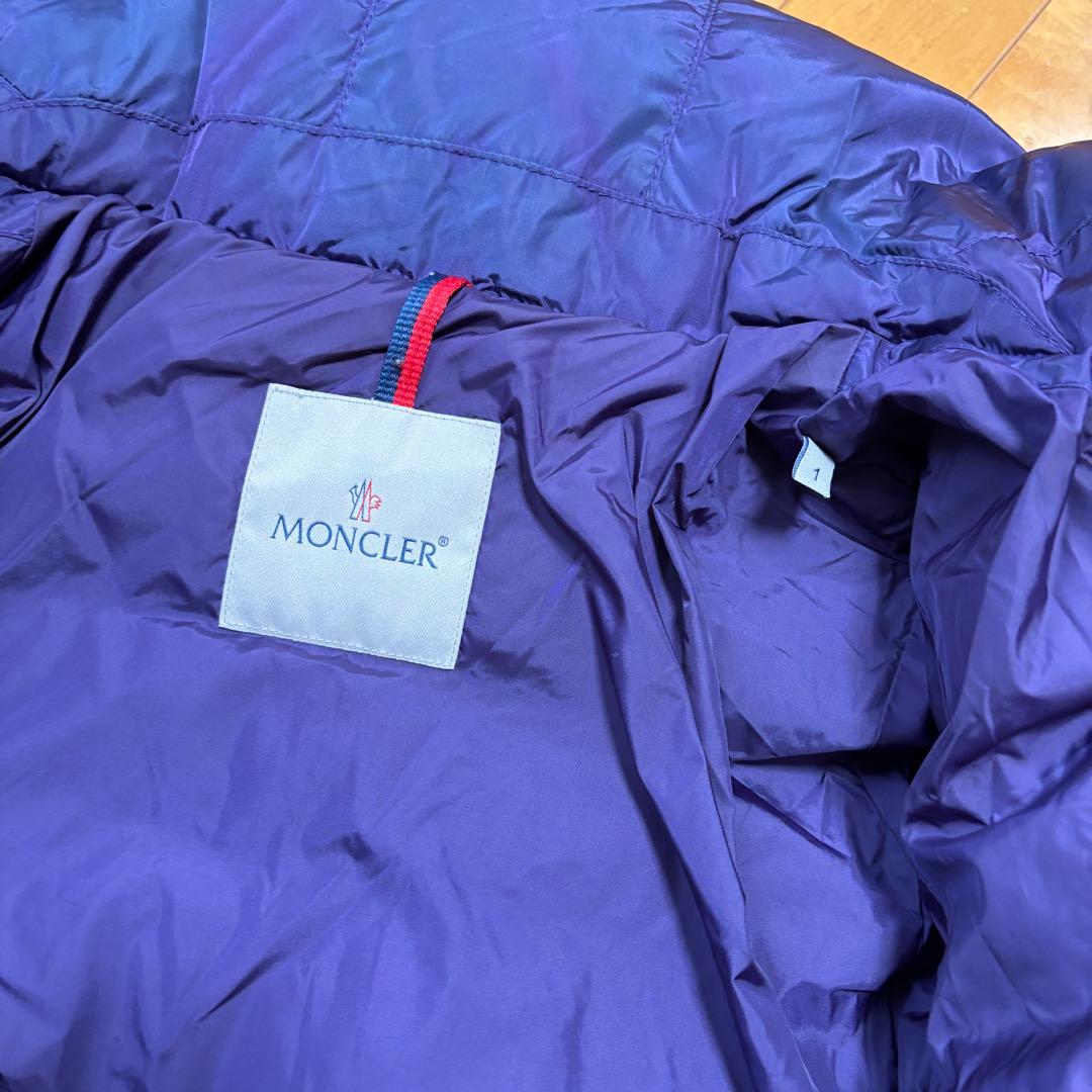 美品　モンクレール SANGLIER サングリア サイズ1 パープル　ダウン
