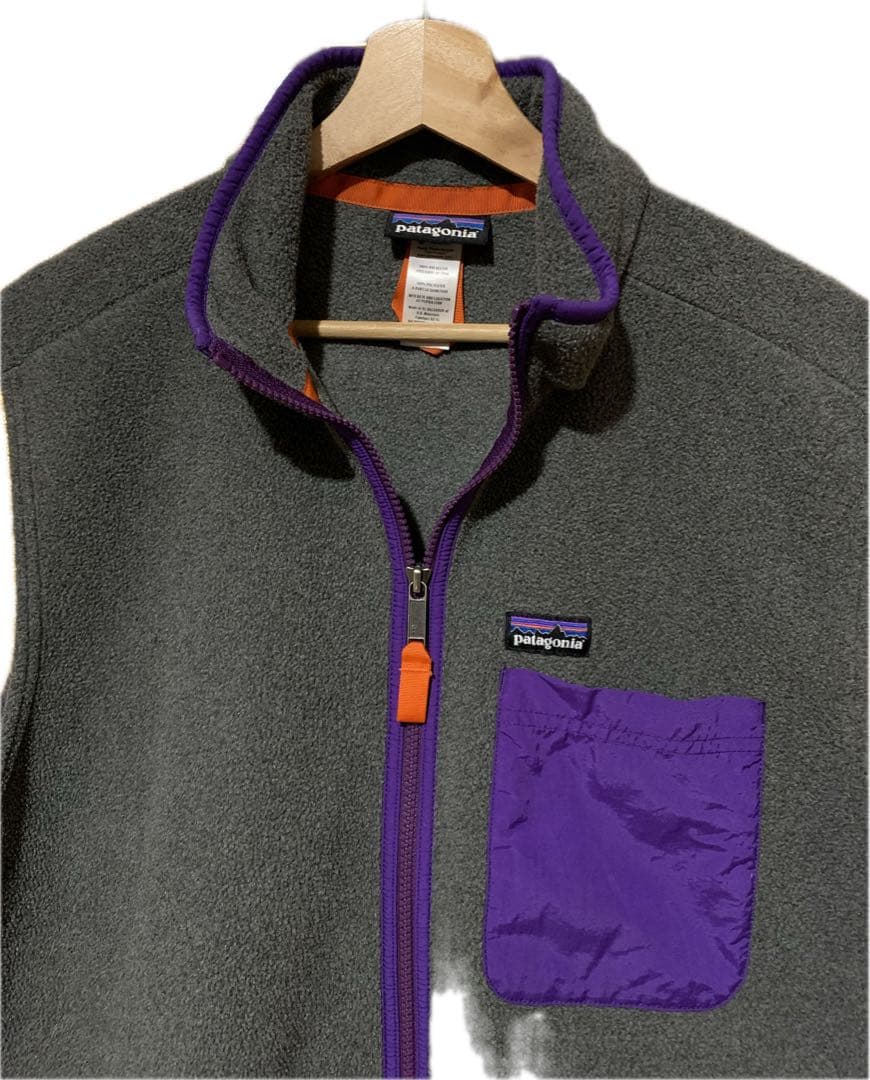 パタゴニア フリース カーステンスベスト Karstens Vest L グレー