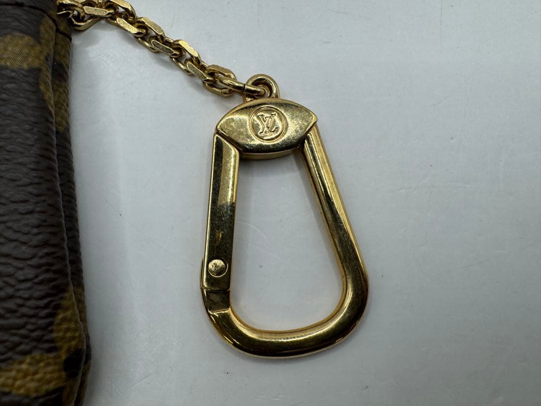 未使用品 Louis Vuitton ポシェットクレ モノグラム ケース