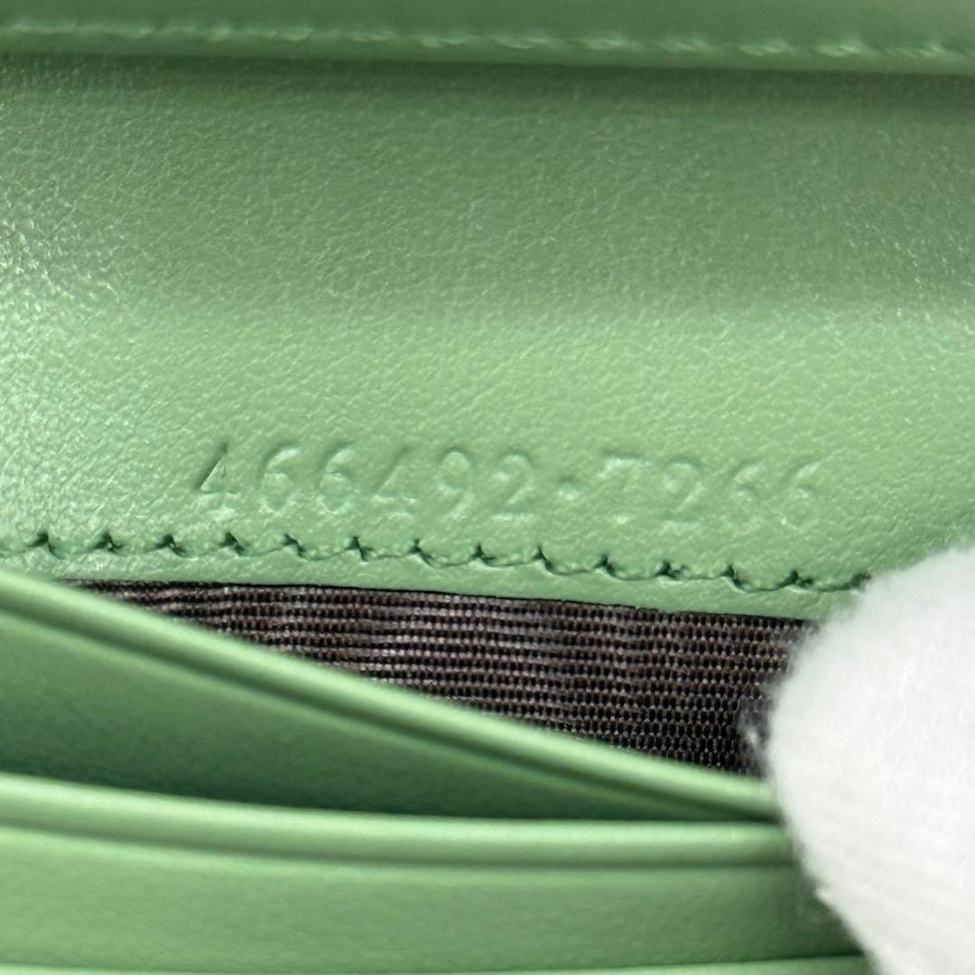 新品✨ GUCCI グッチ GGマーモント レザー 二つ折り 財布 キルティング