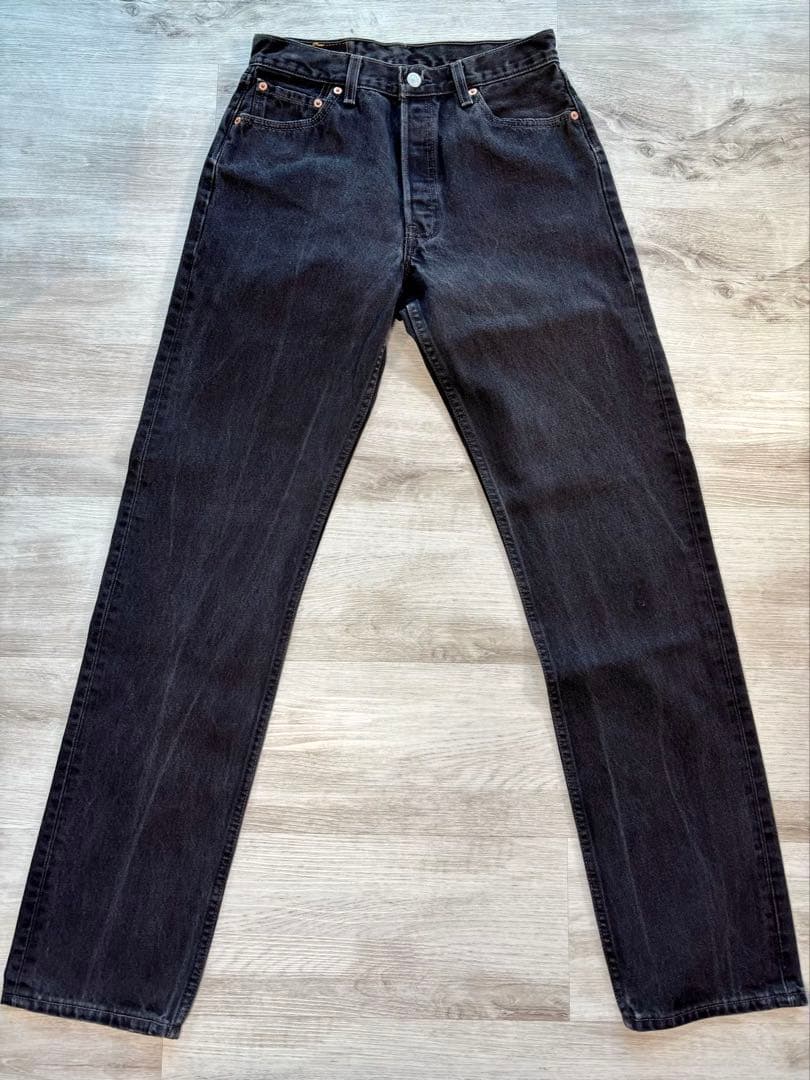 70 希少 00s USA製 リーバイス 501 ブラック W30 WOMEN