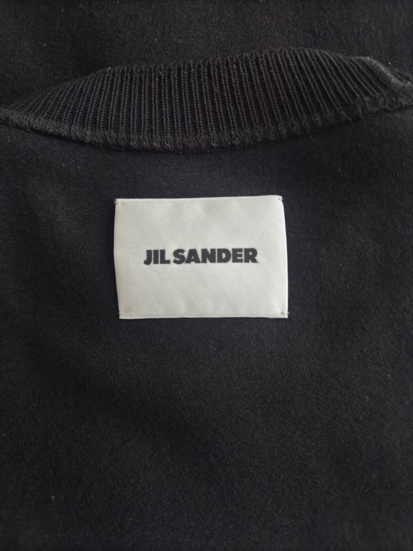【美品】JIL SANDER WOOL MELTON CREW-NECK