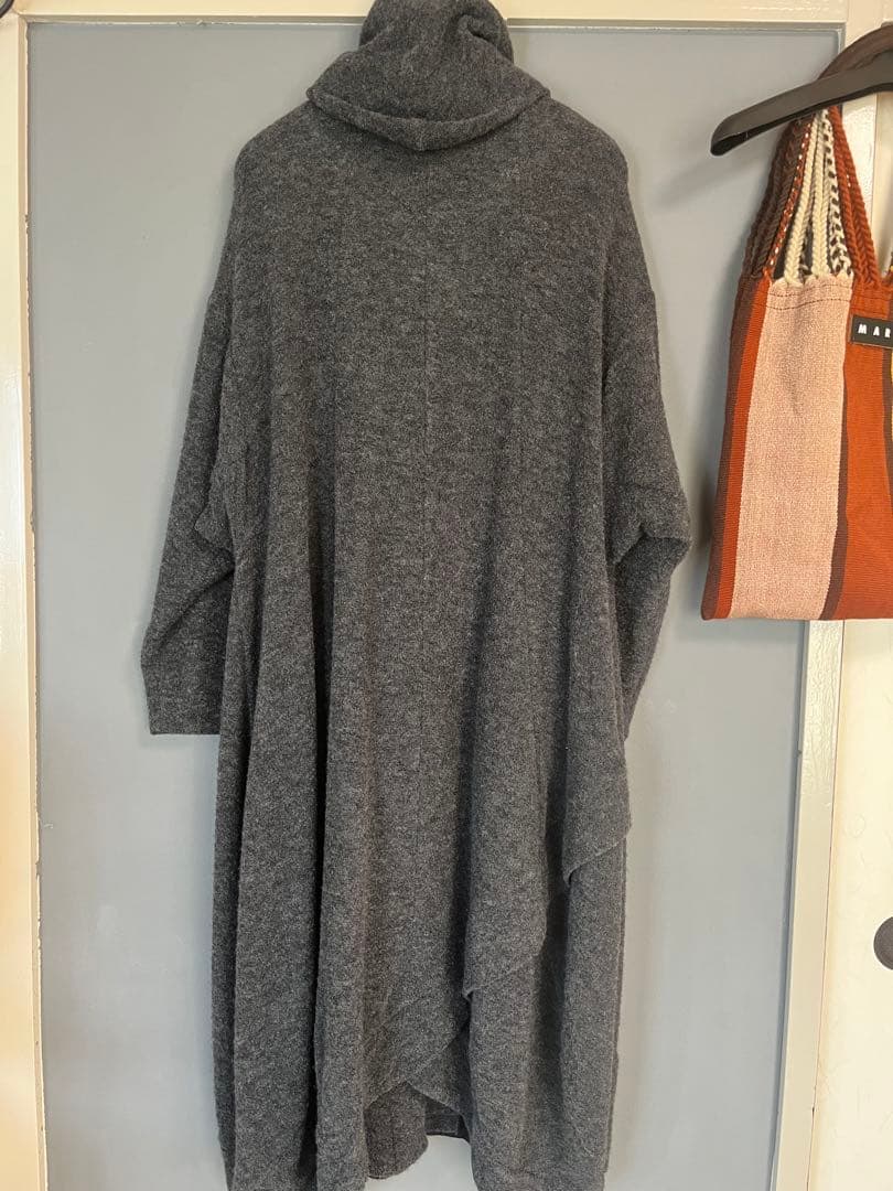 アコーレ　レフルイ⭐︎超ゆったりグレーダッフルコート　ウール