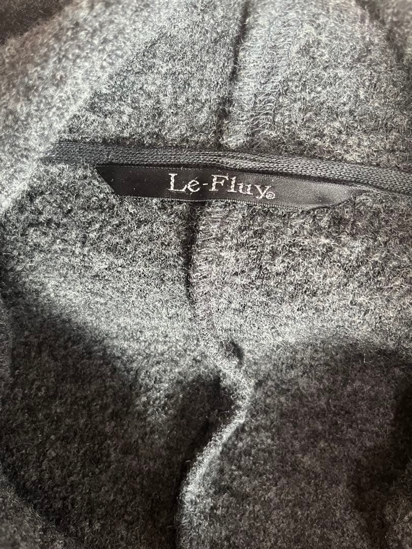 アコーレ　レフルイ⭐︎超ゆったりグレーダッフルコート　ウール