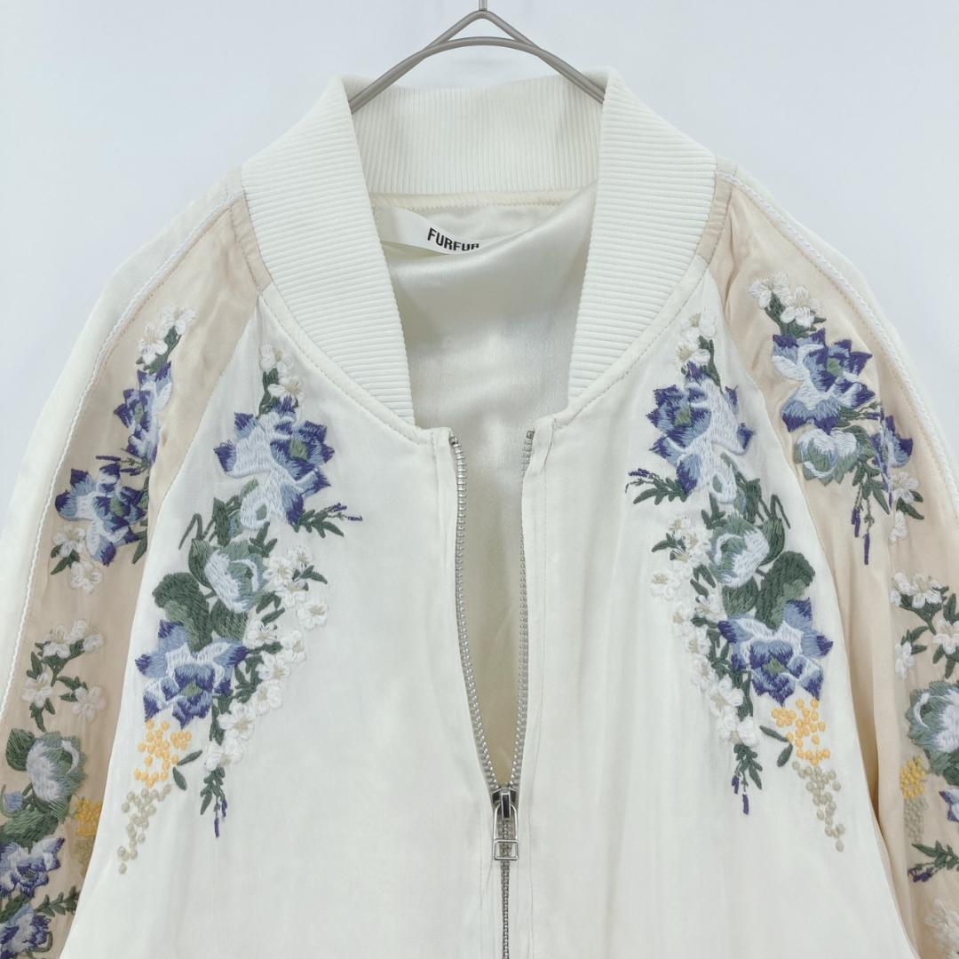 FURFUR ファーファー 花柄刺繍 スカジャン