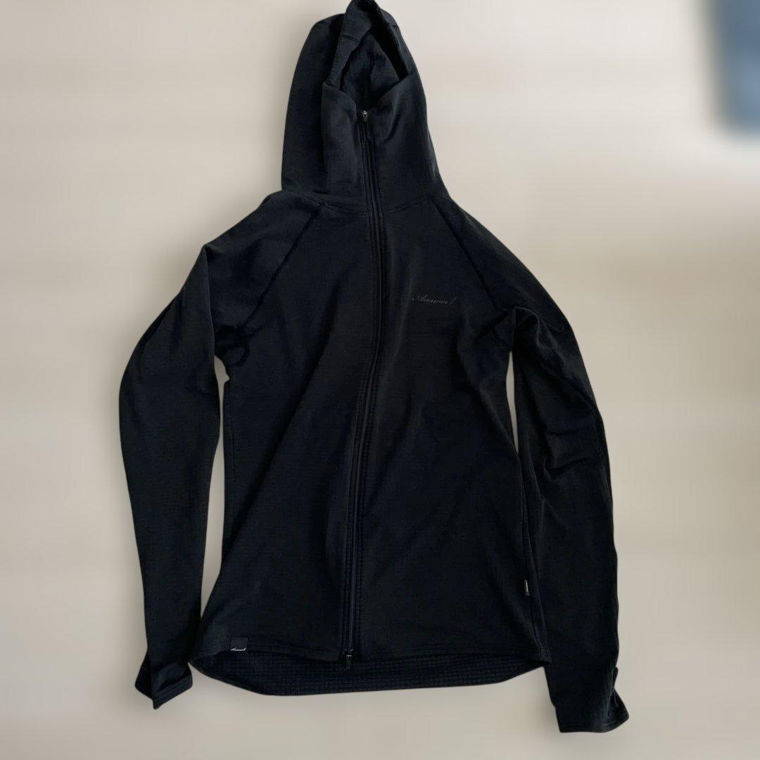 Answer4 パワーグリッド フルジップ フーディ Mサイズ　ブラック