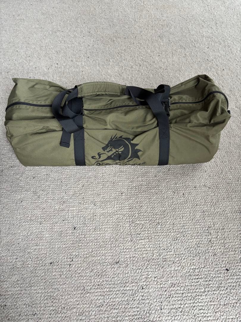 ドラゴンホース　煙突ポート付きタープ4m×4m