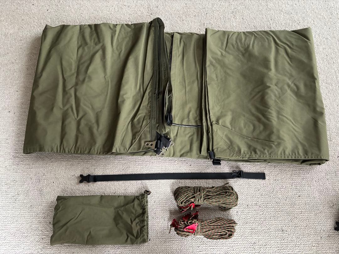 ドラゴンホース　煙突ポート付きタープ4m×4m