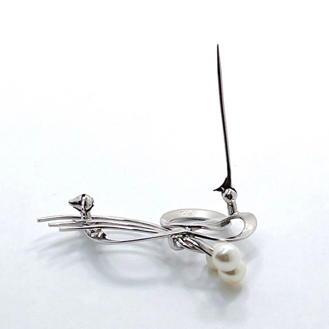 極美品✨MIKIMOTO ミキモト アコヤパール　ブローチ　コサージュ