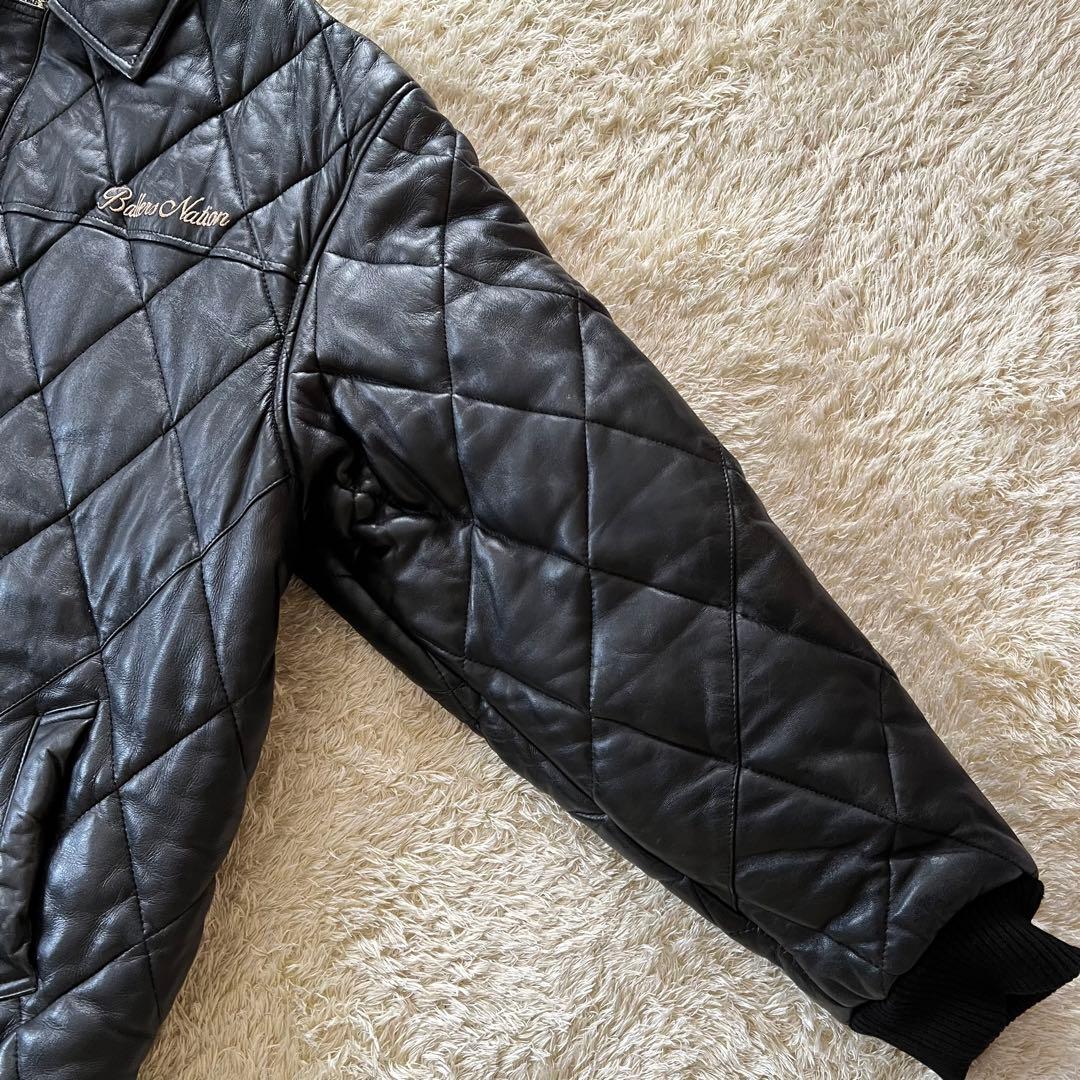 Ballers Nation/キルティングレザーダウンジャケット/101着限定
