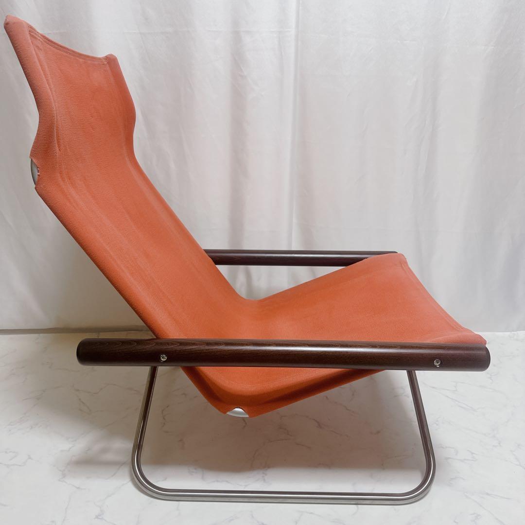 ニーチェアx Nychair Dark brown×レンガ