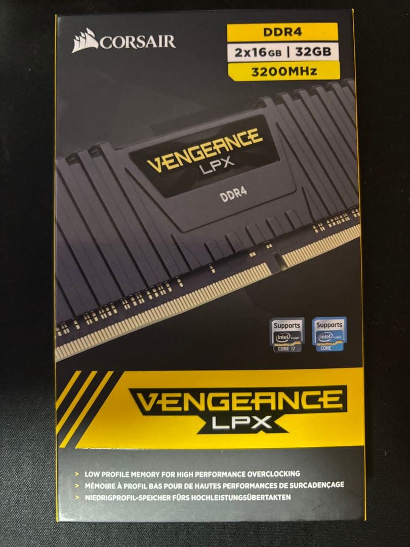 メモリー CORSAIR VENGEANCE LPX DDR4 32GB 3200Mhz