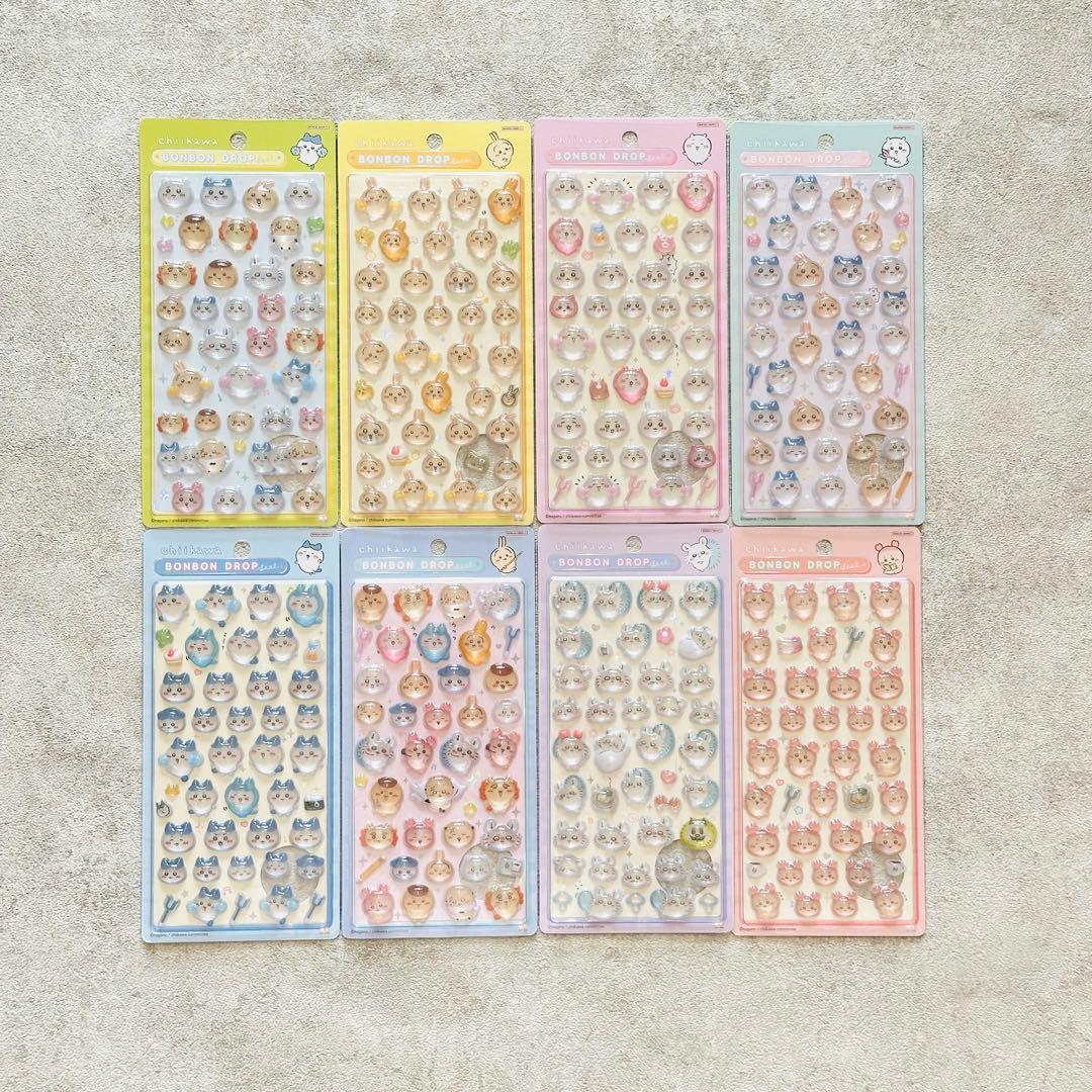 未開封正規品★ちいかわ ボンボンドロップシール 第一弾&第二弾 全8種