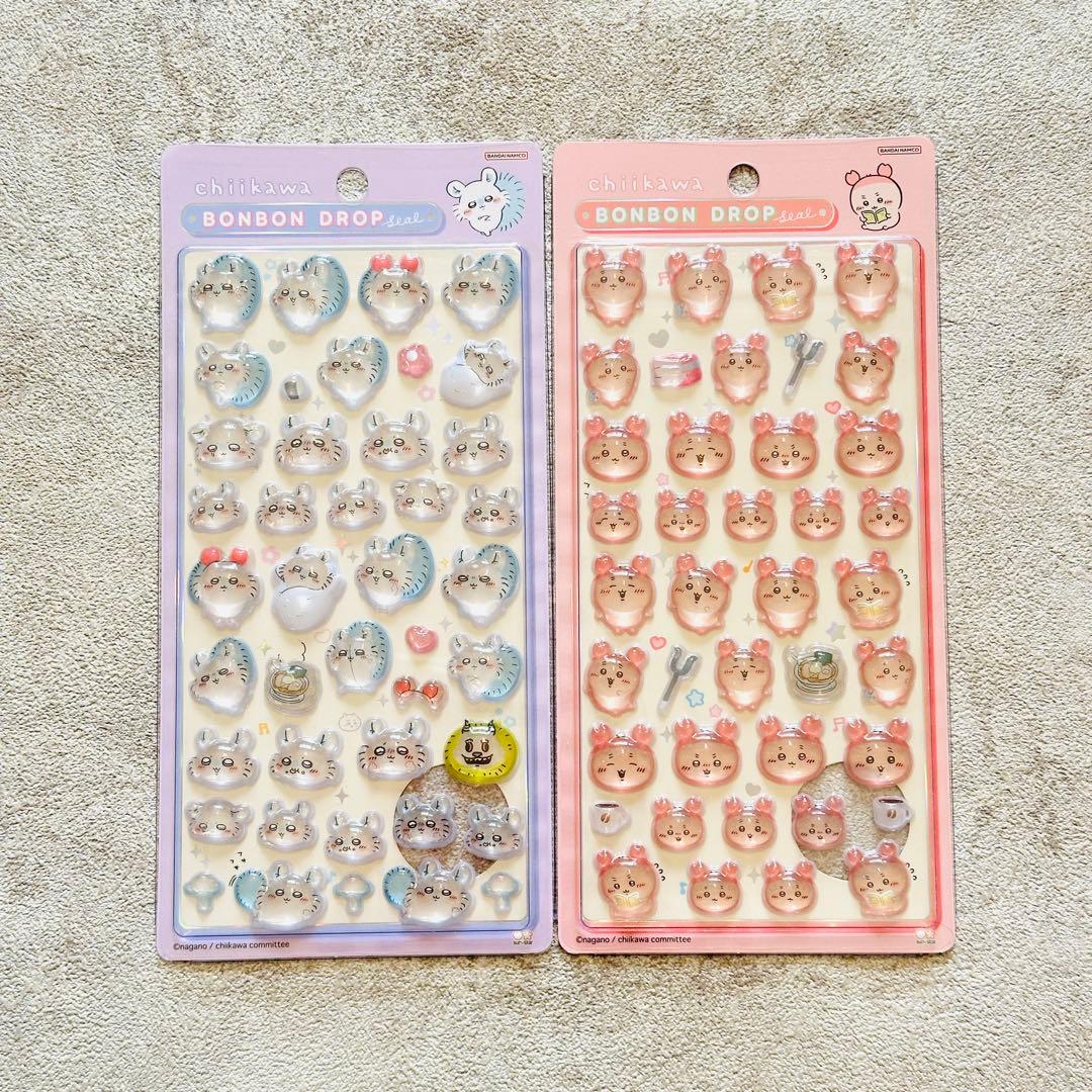 未開封正規品★ちいかわ ボンボンドロップシール 第一弾&第二弾 全8種