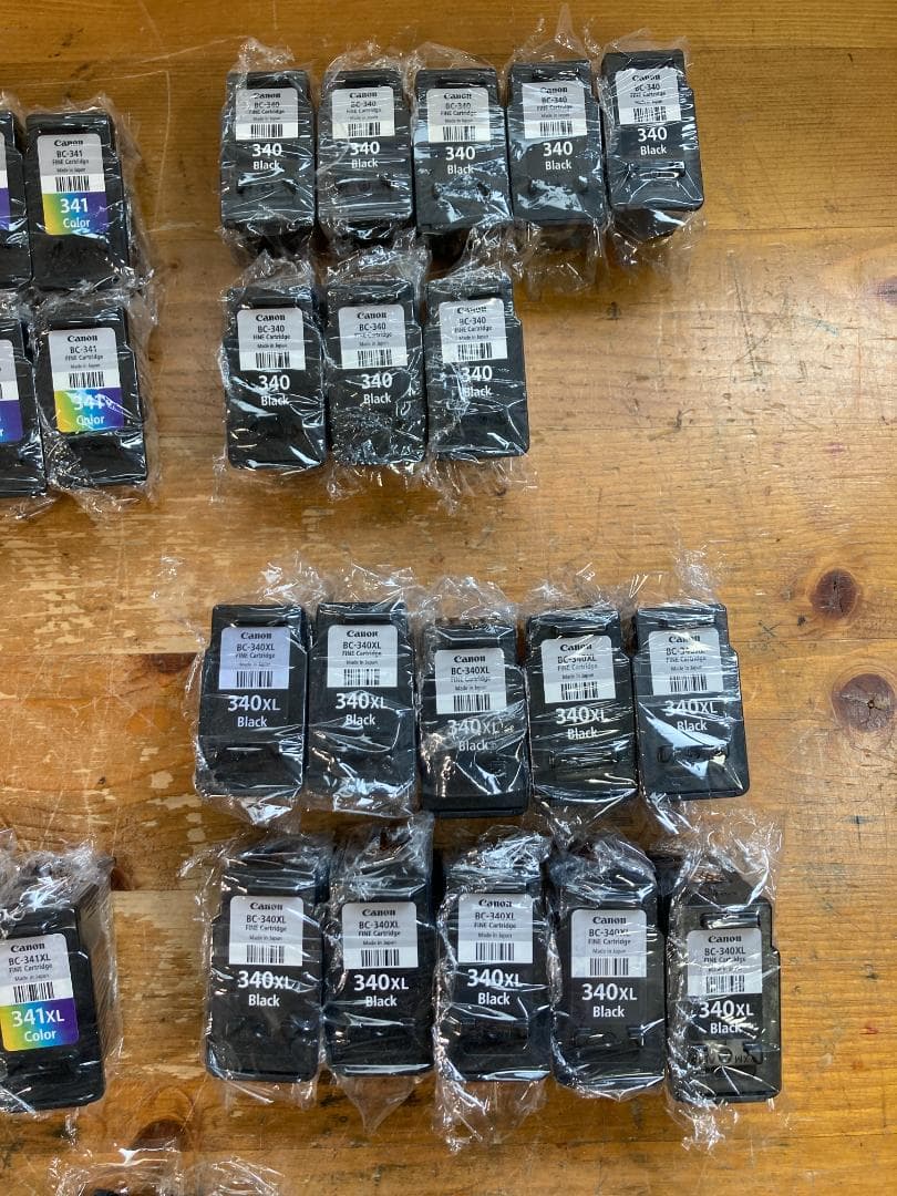 CANON インクジェット カートリッジ BC-340 BC-341 等 52個