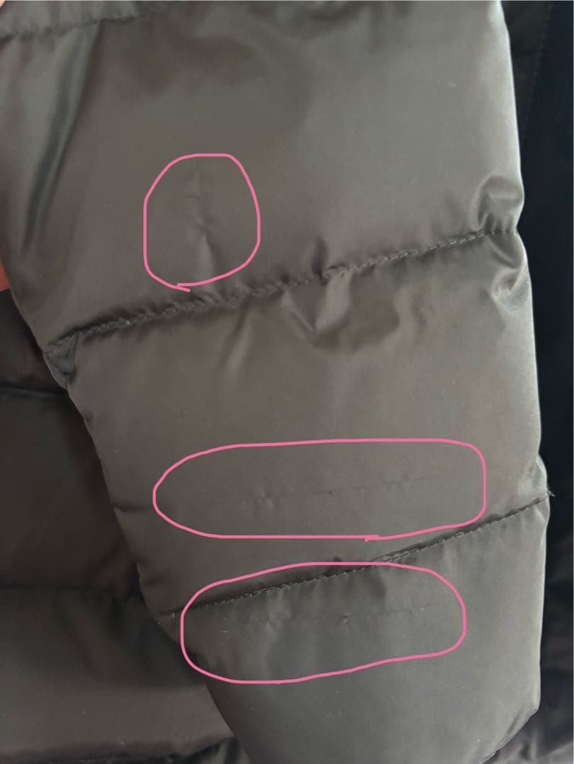 MONCLER フラメッテ ダウン 0サイズ ブラック