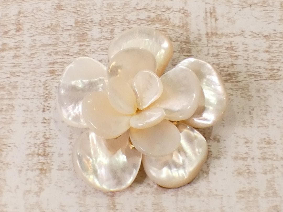 【訳あり】シャネル CHANEL カメリア フラワー ブローチ コサージュ