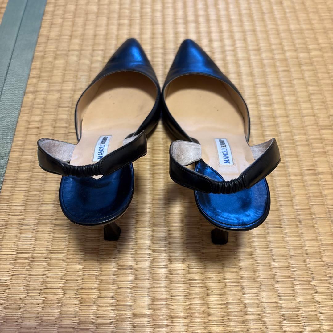 MANOLO BLAHNIK マノロブラニク パンプス ポインテッドトゥ　38