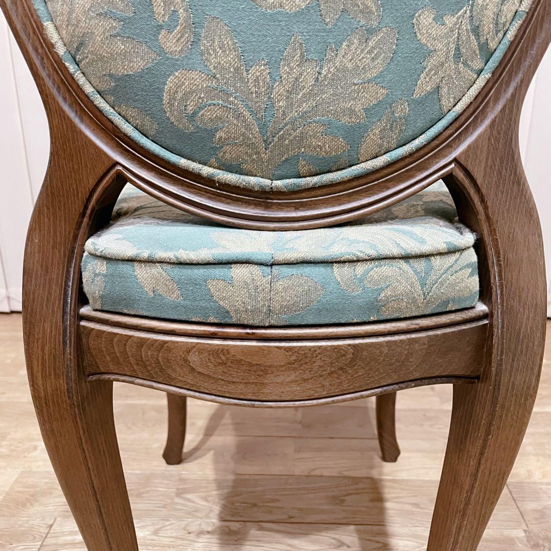 松永工房　アンティーク　チェア　猫脚　ヨーロピアン　ドレッサー　椅子　姫椅子