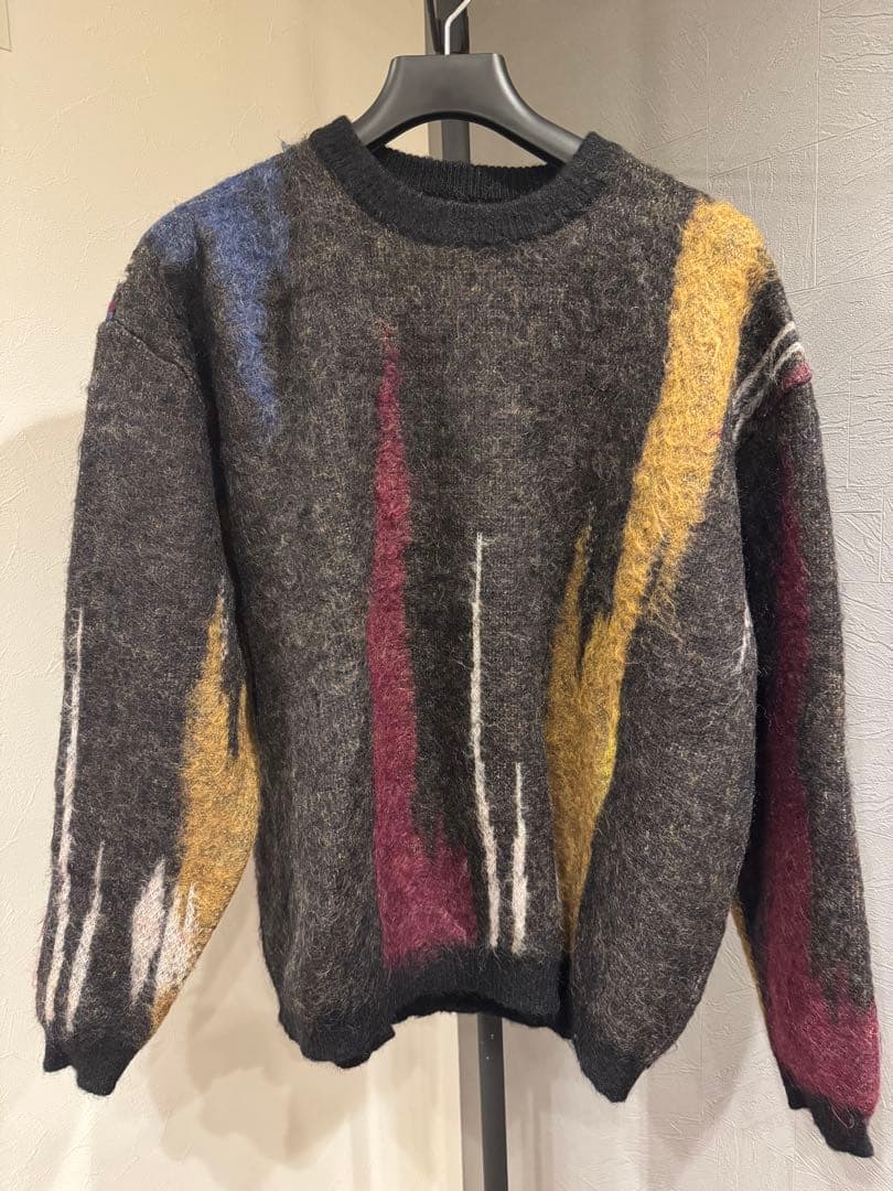 YOKE STILL JACQUARD CREWNECK モヘアニット　サイズ3