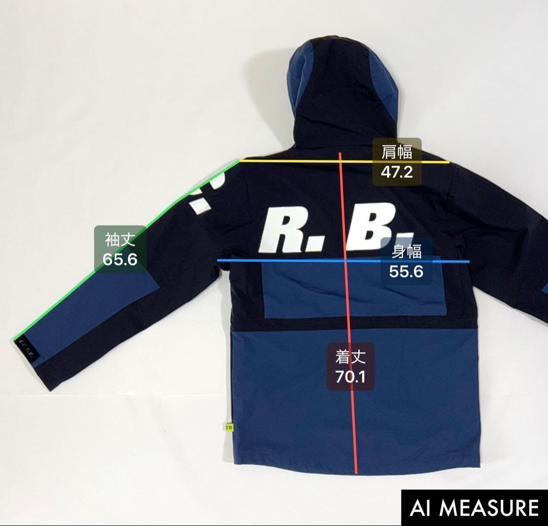 FCRB ウォームアップジャケット ナイロンジャケット フード ネイビー S