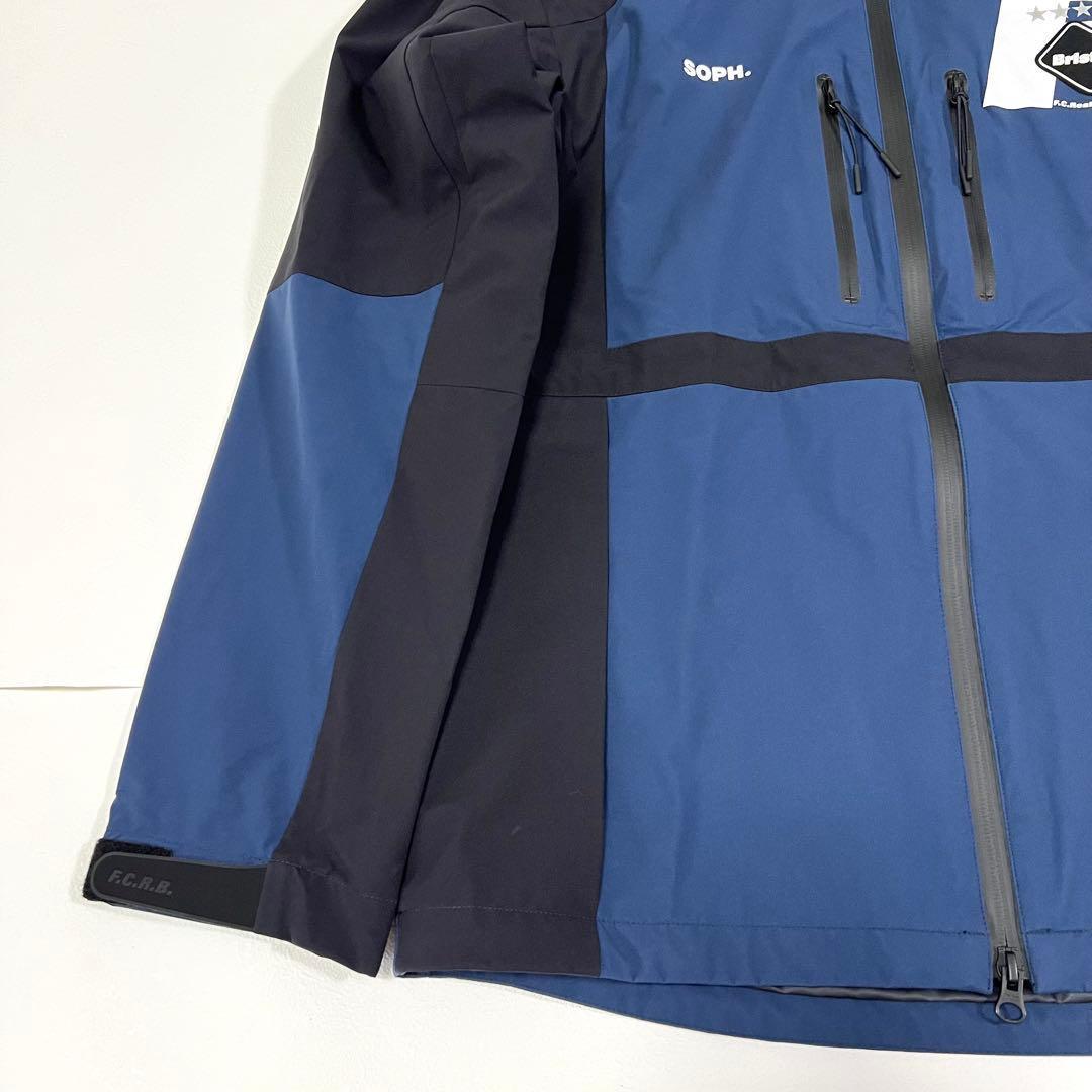 FCRB ウォームアップジャケット ナイロンジャケット フード ネイビー S