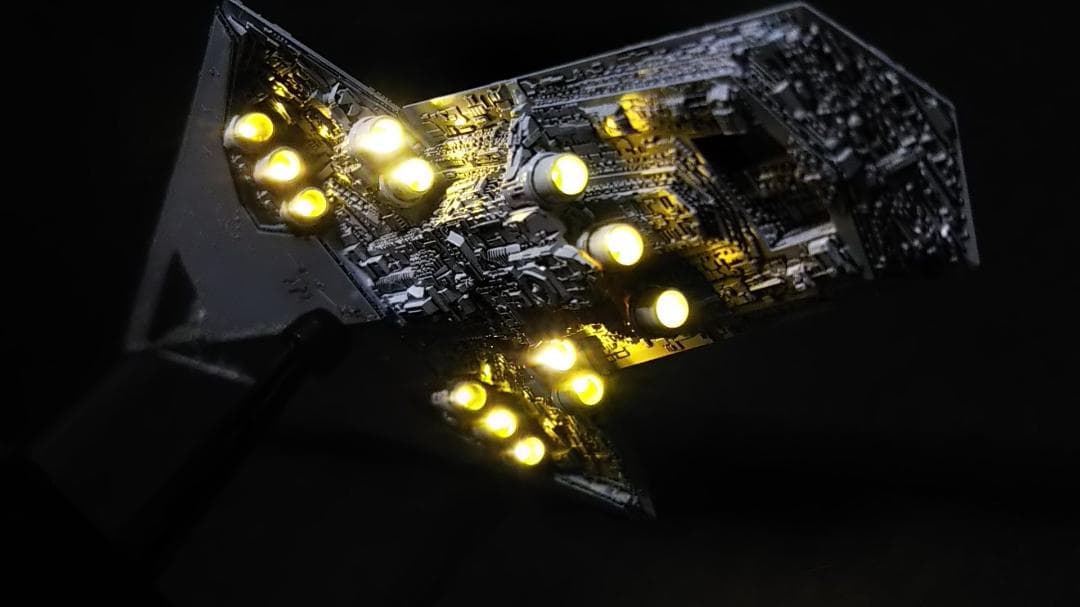 スーパー・スター・デストロイヤー　ビーグルモデル　電飾改完成品