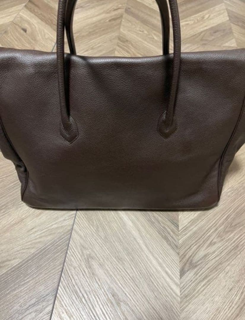 【美中古】Cisei フラップトートバッグ　983 ダークブラウン