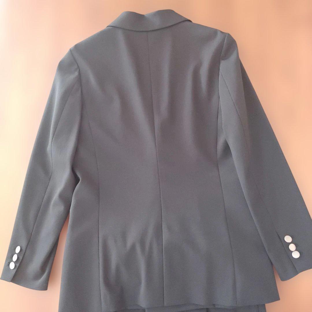 AOKI LES MUES 洗えるレディーススーツ　Wジャケット＋ワイドパンツ