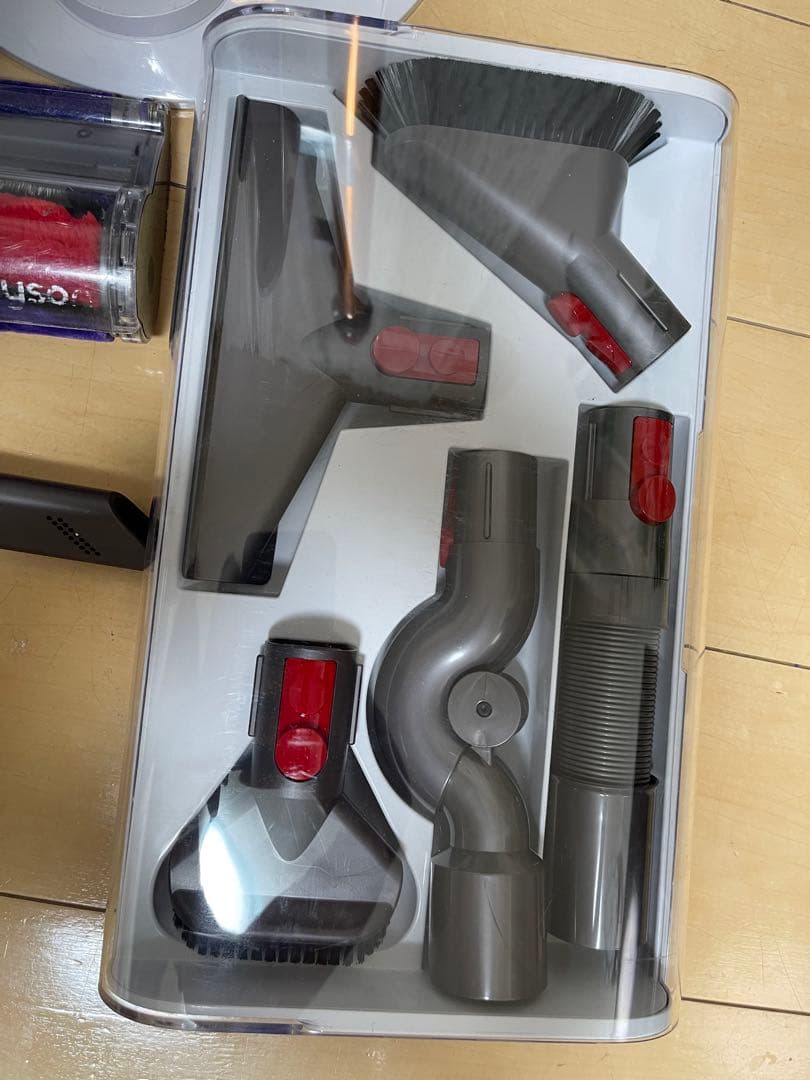 【美品】dyson V10 SV12　純正フロアドック付エコーモード75分