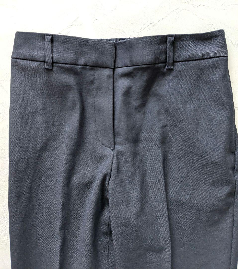 プラステ　パンツスーツ　ネイビー　ノーカラー　Ｓ/М　セットアップ