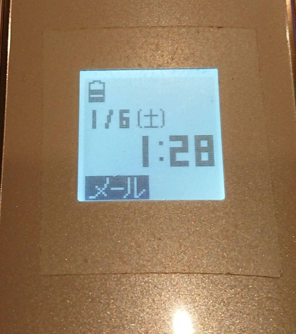 美品 kawaii ドコモ らくらくホン F-01G ピンク ガラケー 通信確認