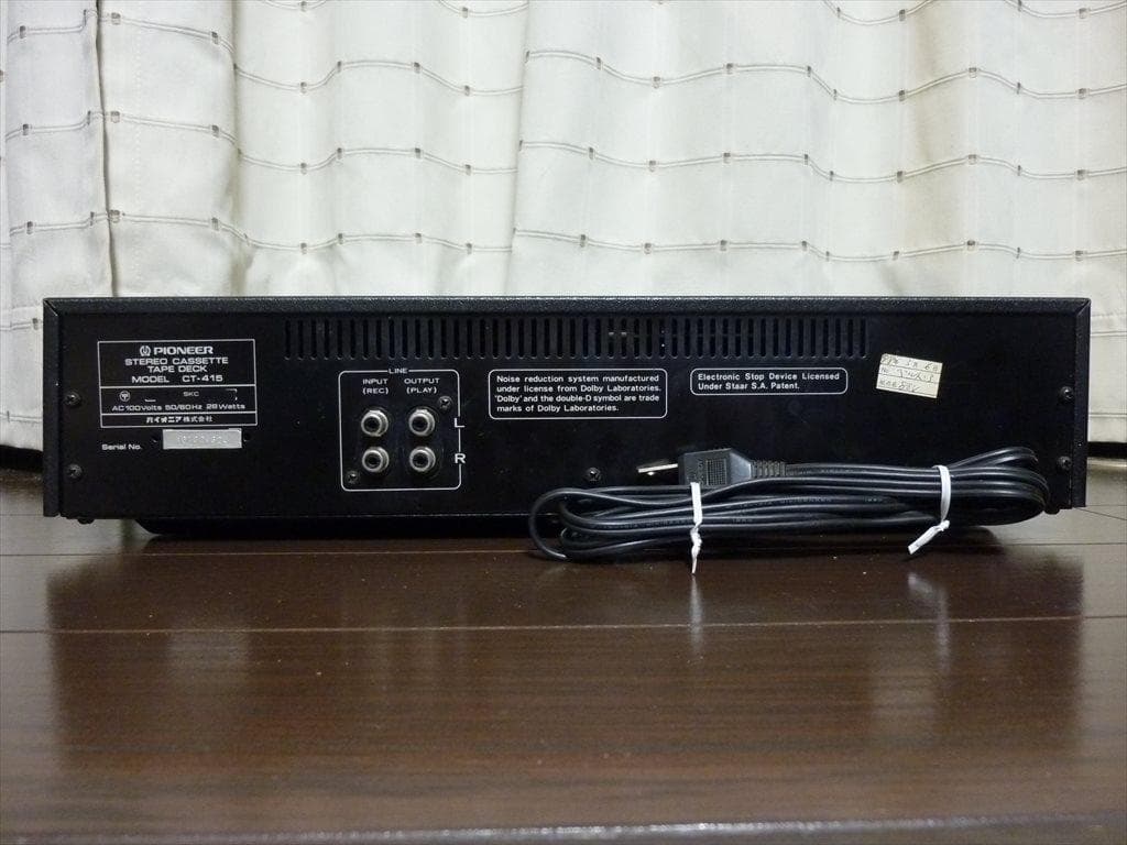 Pioneer パイオニア カセットデッキ CT-415 修理済 全機能動作
