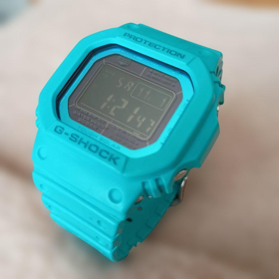 カシオ G-SHOCK 　GW-M5610MD　ソーラー　電波　ブルー　青