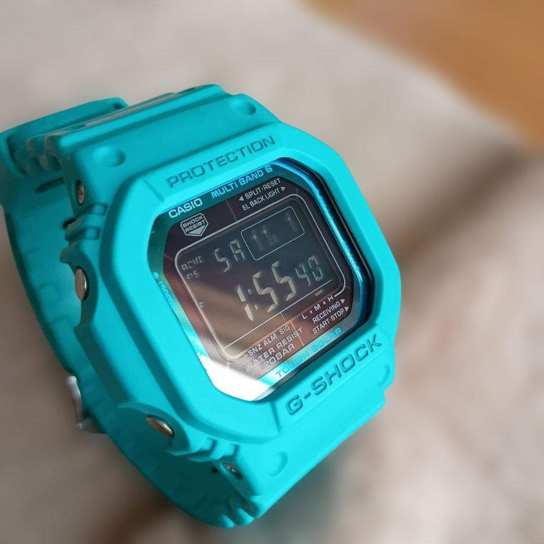 カシオ G-SHOCK 　GW-M5610MD　ソーラー　電波　ブルー　青