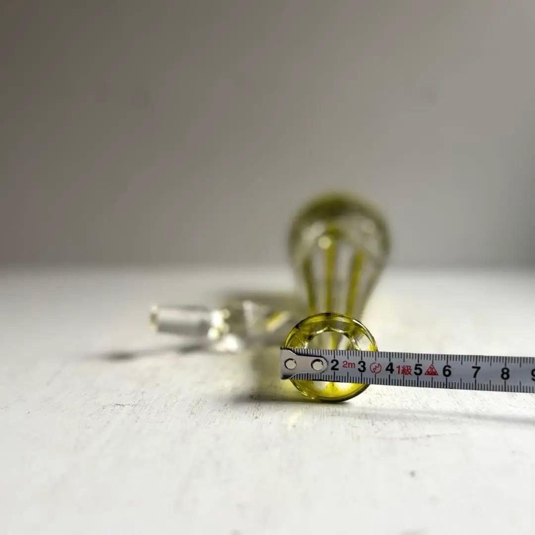 602 BACCARAT オールドバカラ ラグニーLAGNY カラフ 黄色被せ