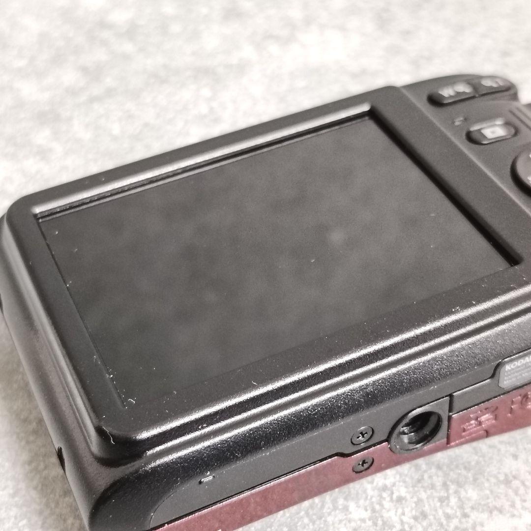 単3電池で使える KODAK PIXPRO FZ45 レッド コンパクトデジカメ