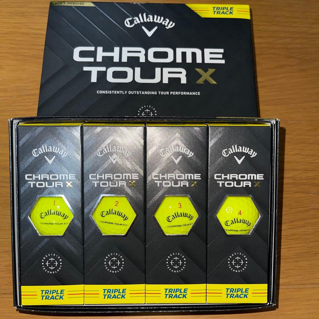 Callaway Chrome TourＸ　 イエロー　2ダース