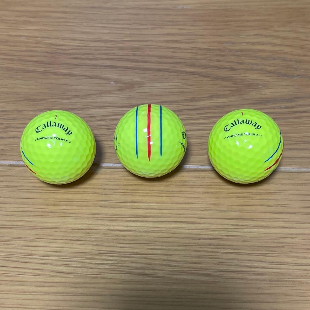 Callaway Chrome TourＸ　 イエロー　2ダース