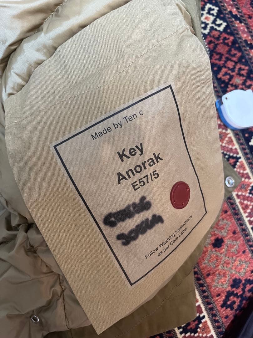 Ten-c KEY ANORAK テンシー キーアノラック 46 ダウン